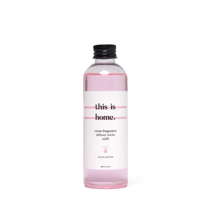 Navulling Geurstokjes Roze "This is Home" 200ml
