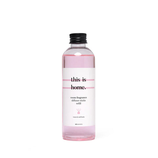 Navulling Geurstokjes Roze "This is Home" 200ml
